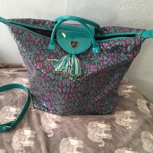 Betsey Johnson weekender bag